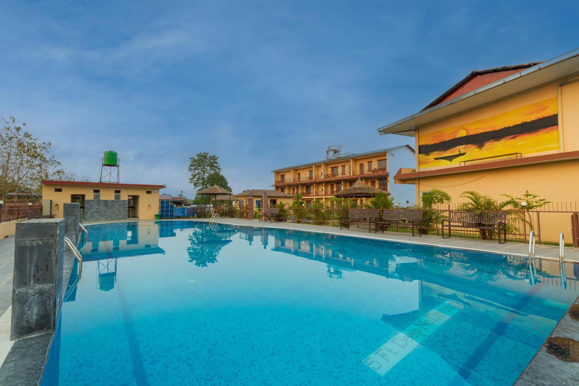 Sisai Park Village Chitwan Exteriér fotografie